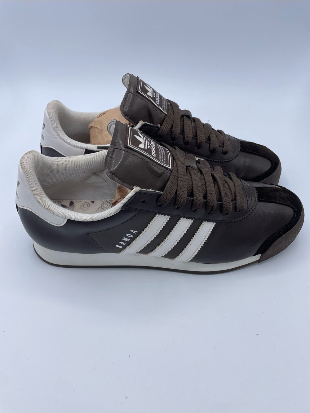 Men’s Adidas Samoa Brown Leather